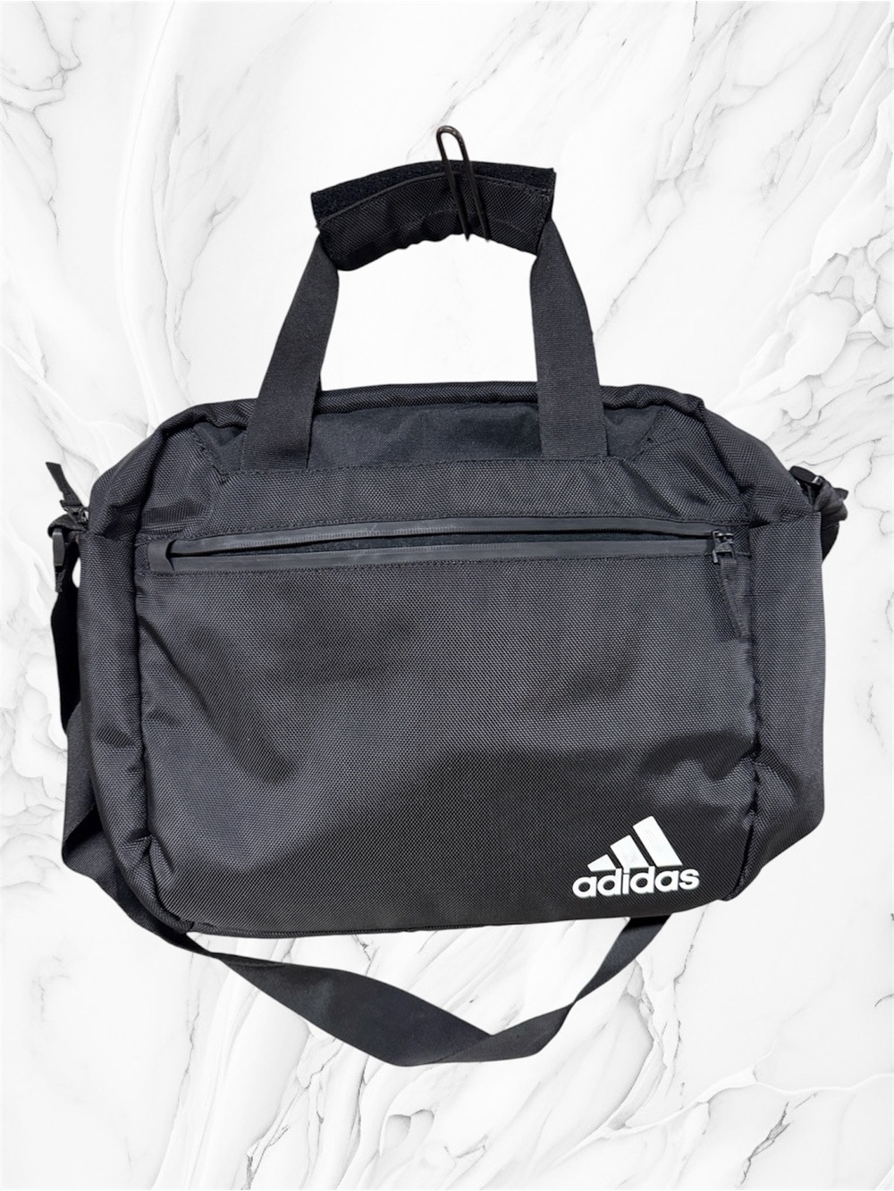 Adidas stadium black messenger bag unisex